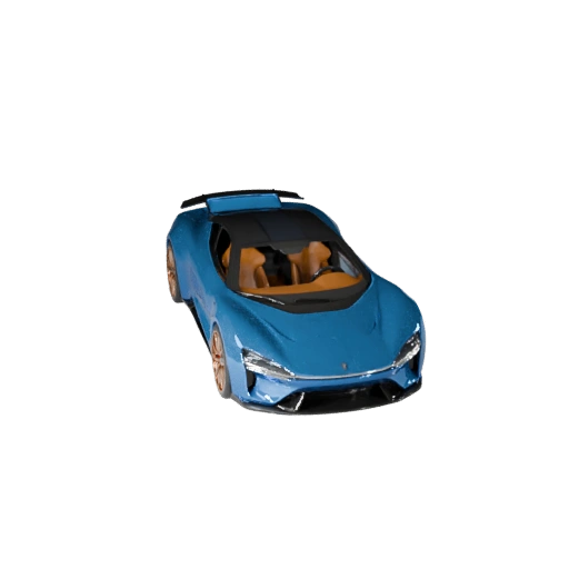 Modèle 3D Hypercar Prêt pour le Jeu pour Utilisation Temps Réel Actif PBR