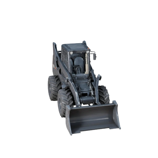 Modelo 3D de Cargadora Compacta para Unity - Recurso PBR Poligonal Bajo