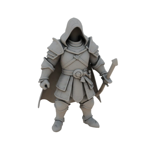 Nain Rogue Médiéval Miniature STL - Moulage