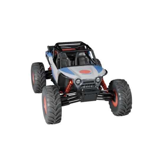 Modèle 3D de Buggy Tout-Terrain pour Blender & Jeux - Asset PBR