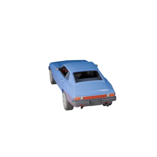 Modelo 3D de Cupê de Alto Poligonagem para Renders de Estúdio Ativo PBR (Legacy)