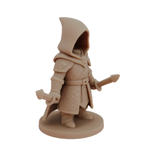 Miniature Médiévale Rogue STL - Moulage