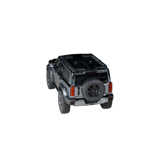 Futuristischer SUV 3D-Modell für Blender & Spiele - PBR-Asset