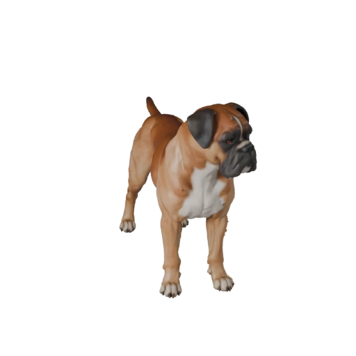 Boxer Hund 3D Modell für Blender - PBR Asset mit Texturen | PBR
