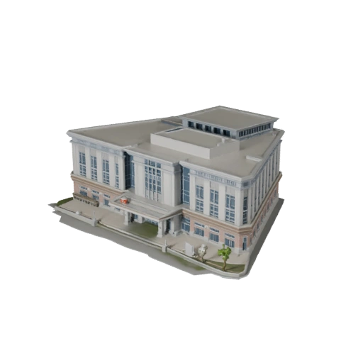 3D-Modell eines Einkaufszentrums für Blender - Archviz-Render-Asset