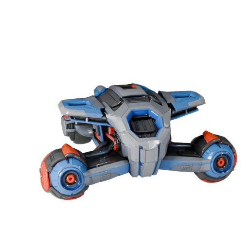 Modèle STL de Hover Bike Imprimable - Présentoir de Collection
