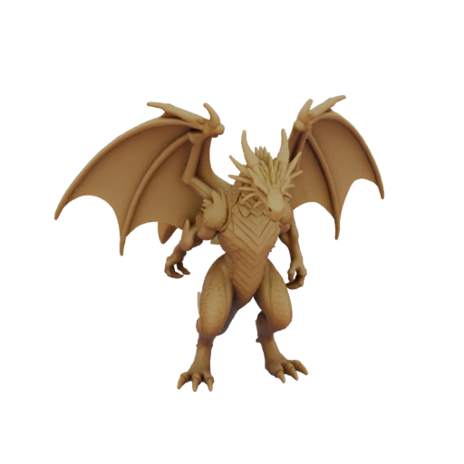 Fantasy Drache Schamane Miniatur STL - Overhead Strike