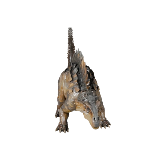Low Poly Pachycephalosaurus 3D Modell - Unity Game Asset mit FBX