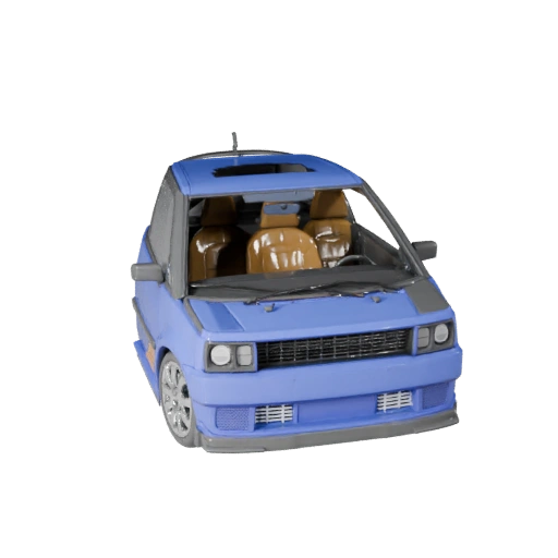 Crossover 3D Modell für Unity - Low Poly Game Asset
