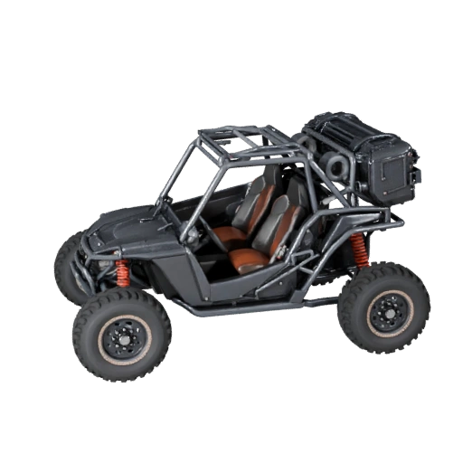 Wüsten-Rallye-Buggy 3D-Modell für Blender - Realistisches PBR