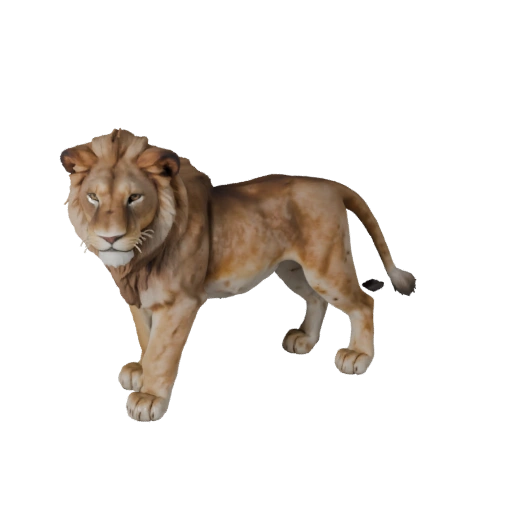 Filhote de Leão 3D Model para Unity - Asset Pronto para Jogo, FBX | Livre de Royalties