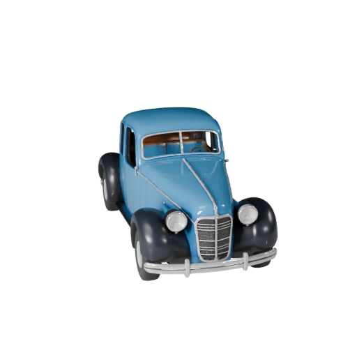Oldtimer 3D Modell für Blender - Render Ready Asset