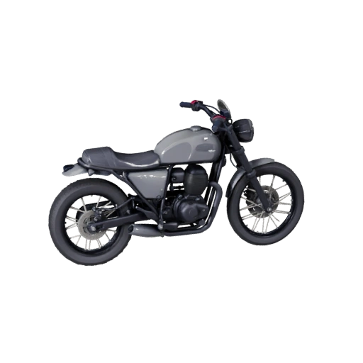 Retro-Motorrad 3D-Modell für Unreal Engine - Spielbereit