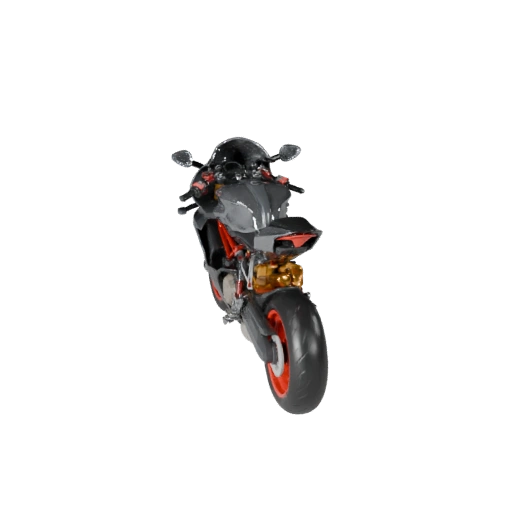 Ducati-inspirierte Sportmotorrad 3D-Modell für Blender -