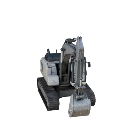 Miniexcavadora 3D para Unity - Activo de Juego Poligonal Bajo