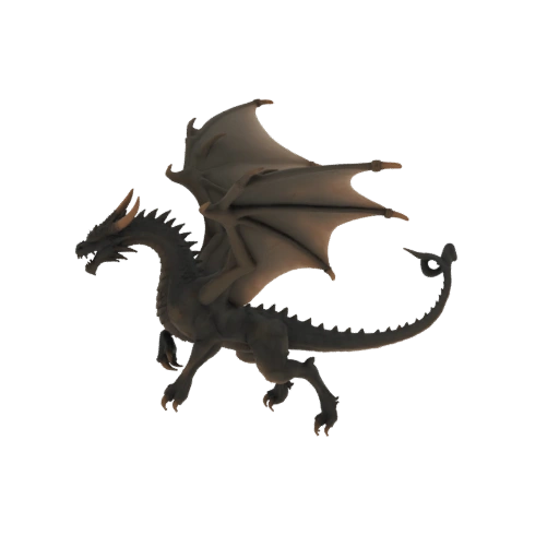 Dark Fantasy Feral Dragon Boss Miniature STL