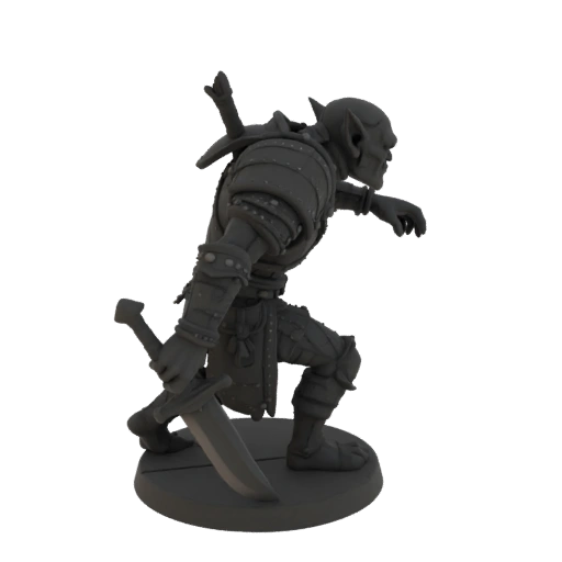 Fantasy Goblin Krieger Miniatur STL - Pirsch