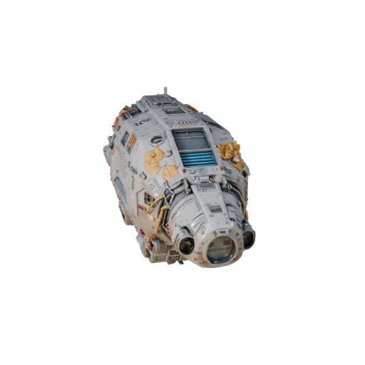 Raumstationmodul 3D-Modell für Blender & Spiele -