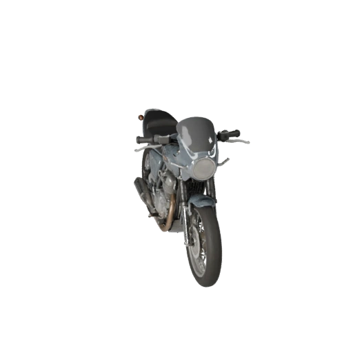 Винтажный мотоцикл 3D модель для Blender и игр - PBR