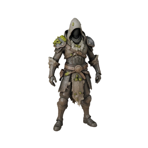 Sci-Fi Arkaner Assassine Charaktermodell - Geriggt