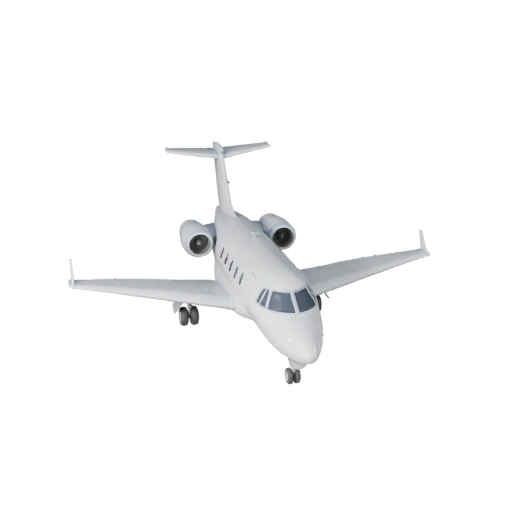 Modelo 3D de Jet Privado para Unreal Engine - Activo Listo para Juegos