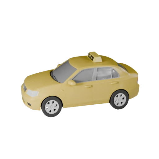 Modèle 3D Taxi STL Imprimable pour Objets de Collection et Présentation (Legacy)