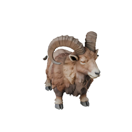 Hohe Poly Steinbock 3D-Modell - Detailliertes STL-Asset zum Drucken | PBR