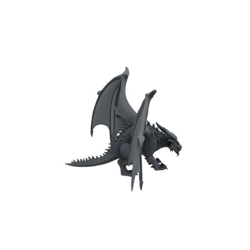 Dragon Boss Infernal de Fantasy STL - Envergure