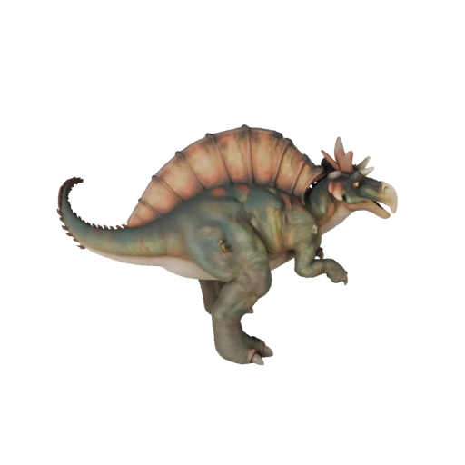 Modelo 3D de Parasaurolophus de Caricatura - Asset Estilizado para Animación