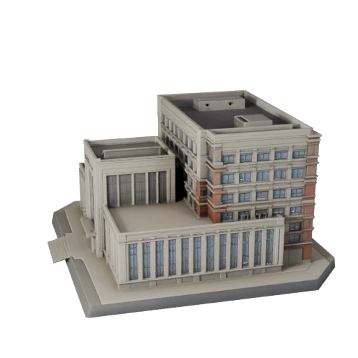 Pavilhão Público de Alta Poligonagem 3D para Archviz de Arquitetura