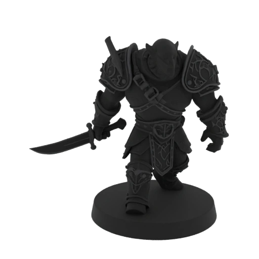Miniatura STL de Arquero Duende Infernal de Fantasía