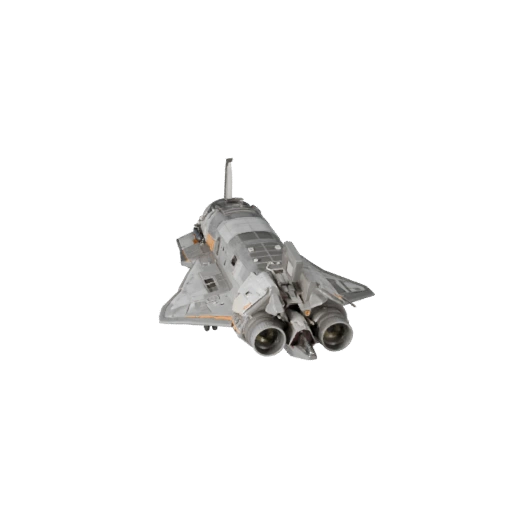 Modelo 3D de Ônibus Espacial Orbital para Blender - PBR Pronto para Renderização