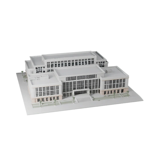 Druckbare elektrische Umspannwerk STL 3D-Modell - Maßstabsgetreues Asset