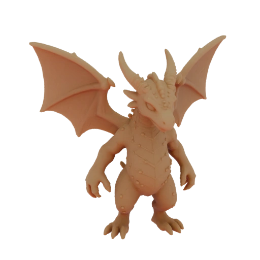 Fantasy Drachengeborener Mönch Miniatur STL
