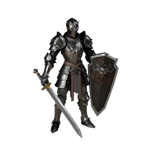 Anime kampferprobter Paladin Charaktermodell - Geriggt