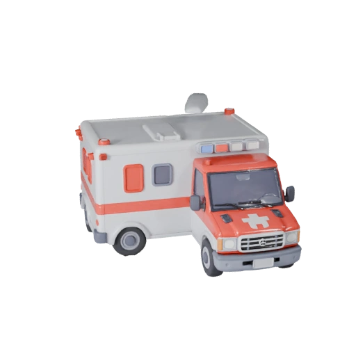 Modelo 3D de Ambulancia para Blender - Activo Listo para Renderizar (Legacy)