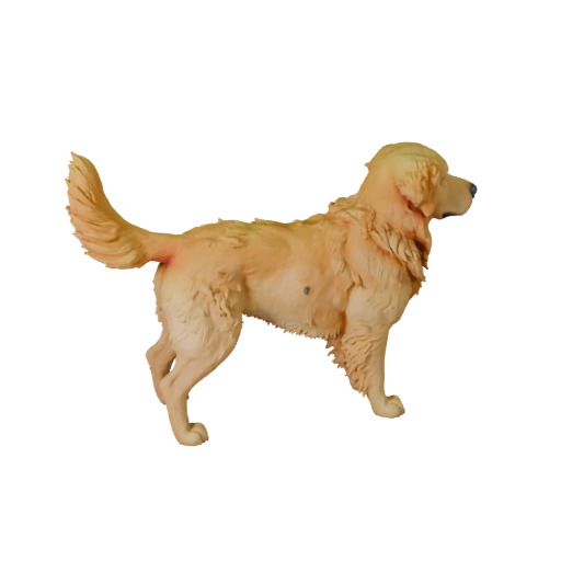 Goldener Retriever Hund 3D-Modell für Unity - Spielfertiges Asset, FBX