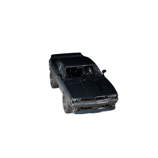 Modèle 3D de Voiture Musclée Prêt pour le Jeu pour Utilisation Temps Réel Actif PBR