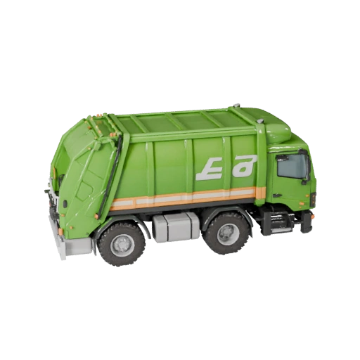 Modelo 3D de Camión de Basura Listo para Juegos para Uso en Tiempo Real (Legacy)