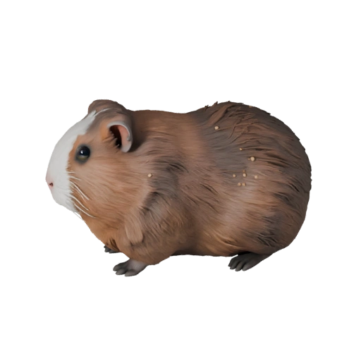 Modèle 3D de cochon d'Inde pour Unity - Actif prêt pour le jeu, FBX | Libre de droits