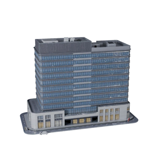 Edificio Atrio Oficina Modelo 3D para Unreal - Activo en Tiempo Real