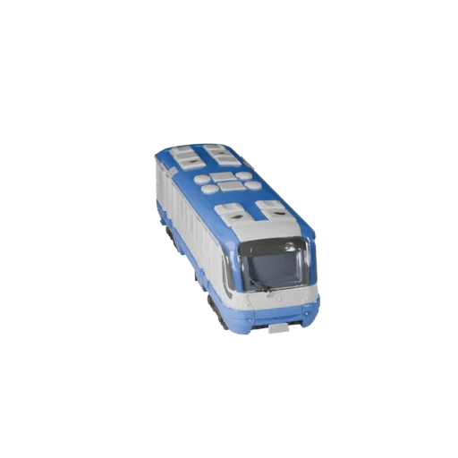 Druckbarer futuristischer Monorail STL 3D-Modell - Display