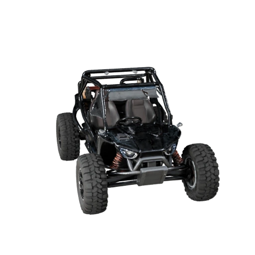 Modèle 3D de Buggy Tout-Terrain Prêt pour le Jeu pour Utilisation en Temps Réel