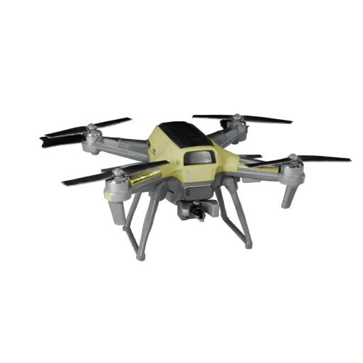 Druckbare Drohne Quadrocopter STL 3D-Modell - Display