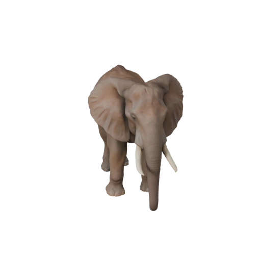 Modèle 3D d'éléphant d'Afrique Haute Poly - Atout STL pour Impression