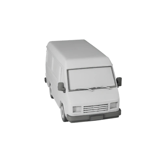 Druckbarer Lieferwagen STL 3D-Modell für Sammlerstücke &