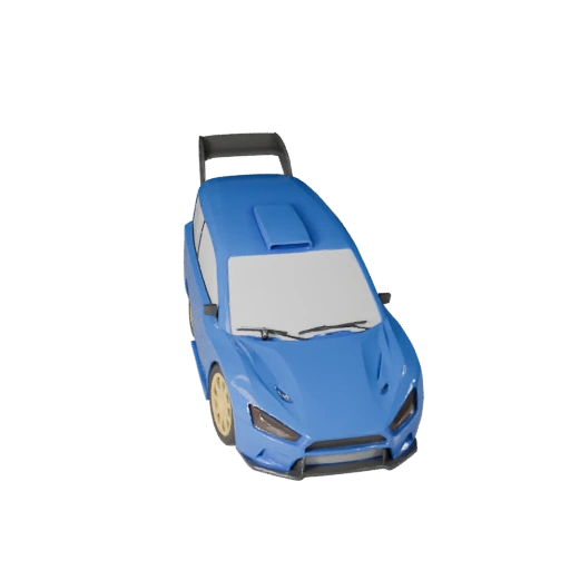 Modèle 3D STL de Voiture de Rallye Imprimable - Affichage et Objets de Collection