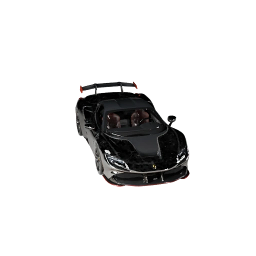 Ferrari-inspirierter Sportwagen 3D-Modell für Blender & Spiele