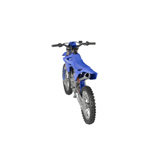 Мотоцикл эндуро в стиле Yamaha 3D Модель - Низкополигональный, готов к игре