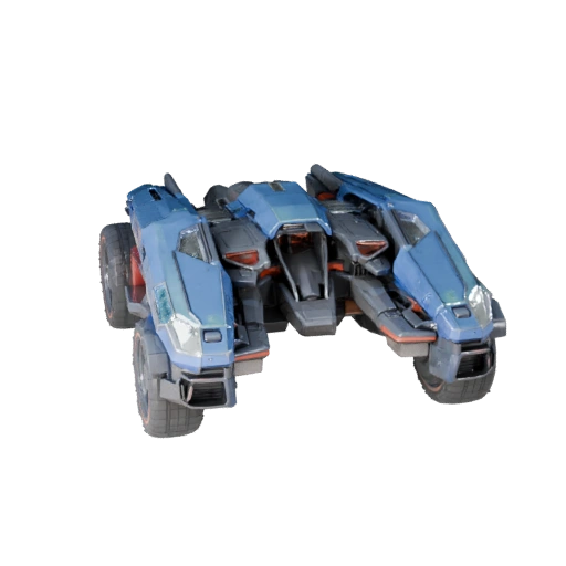 Aerodeslizador Listo para Juegos Modelo 3D para Uso en Tiempo Real Activo PBR
